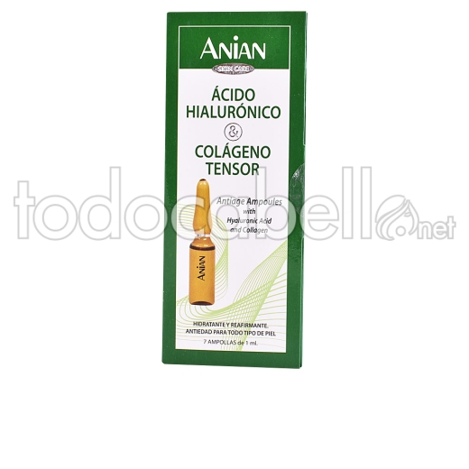 Anian Hyaluronic Acid and Collagen 7 Ampoules X 1ml