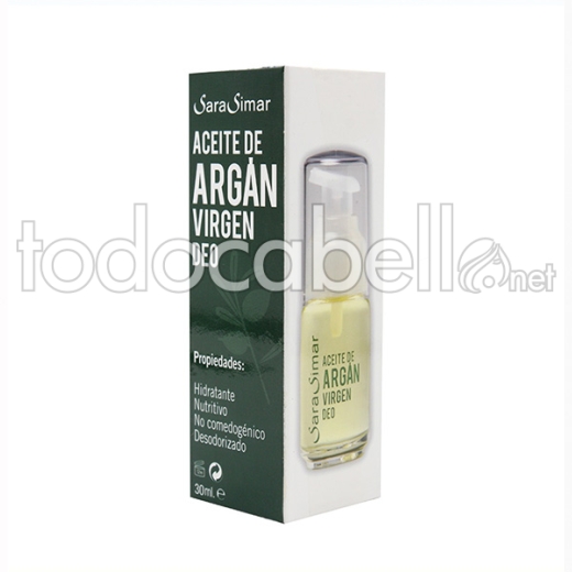 Sara Simar Aceite De Argan 100% Virgen 30 Ml (6119)