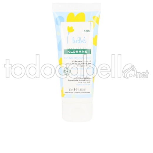 Klorane Bebé Moisturizing Cream Soothing Calendula 40ml