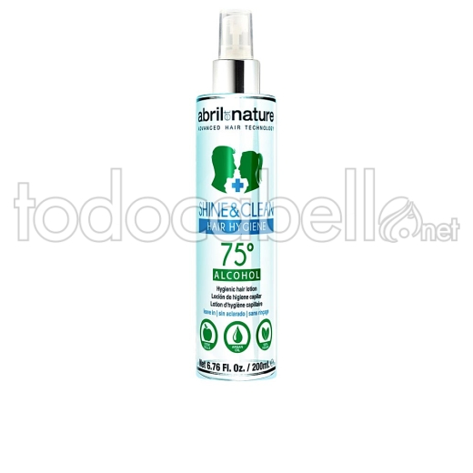 Abril Et Nature Shine&clean Hair Hygiene 75º Alcohol 200 Ml