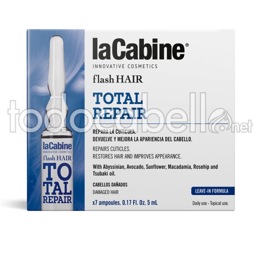 La Cabine Flash Hair Total Repair 7 X 5ml