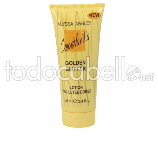 Alyssa Ashley Coco Vanilla Golden Glitter Lotion 100 Ml