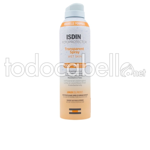 Isdin Fotoprotector Wet Skin Transparent Spray 50+ 250 Ml