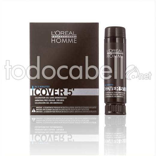 Loreal Homme Cover 5 Nº5 3x50ml Light brown