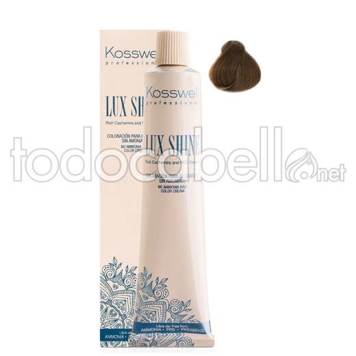 Kosswell Shine Lux Shine Without Ammonia 6.14 Hazelnut 60ml