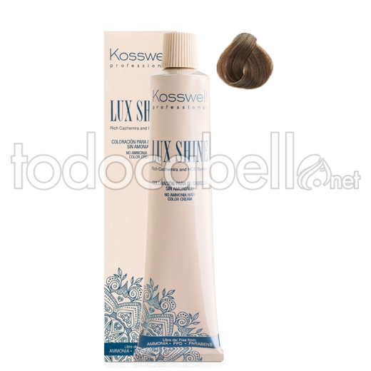 Kosswell Shine Lux Shine Without Ammonia 6.31 Dark Blonde Golden Ash 60ml