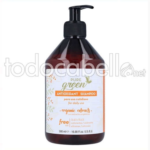 Pure Green Organic Antioxidant Shampoo 500ml