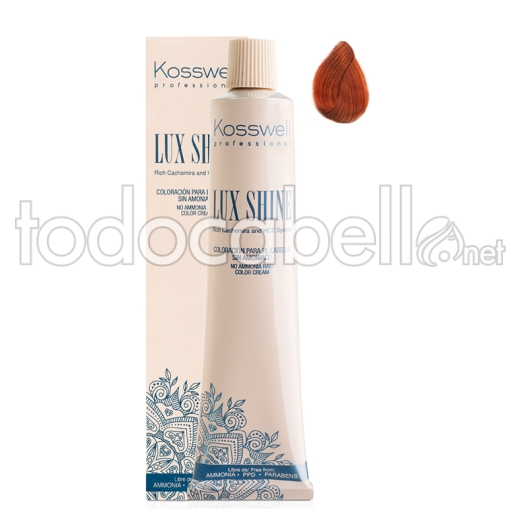 Kosswell Shine Lux Shine Without Ammonia 7.44 Cobrizo Intenso 60ml