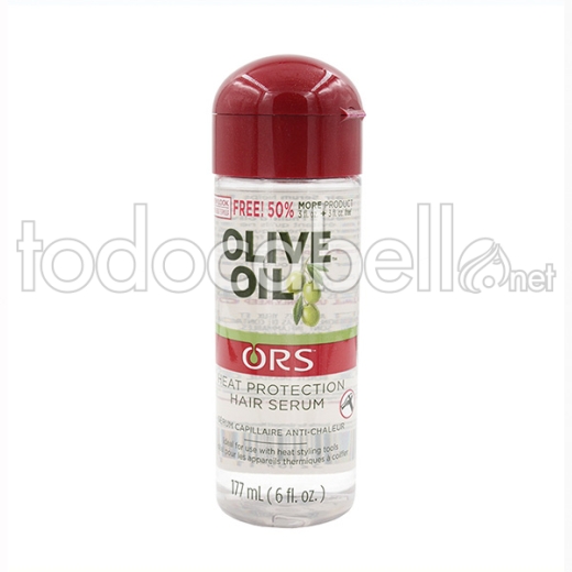Ors Olive Oil Heat Protección Serum 6oz/177 Ml (rojo)
