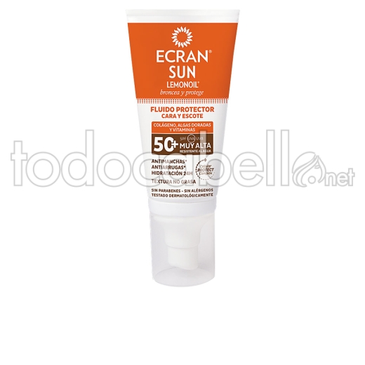 Ecran Sun Lemonoil Cara & Escote Spf50+ Fluido Solar 50 Ml