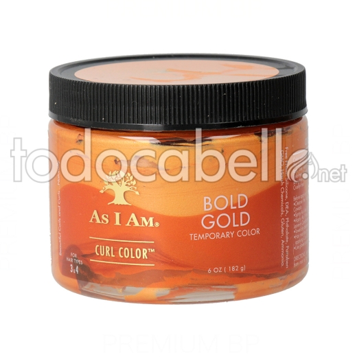 As I Am Curl Color Tinte Color Temporal Bold Gold 182 G