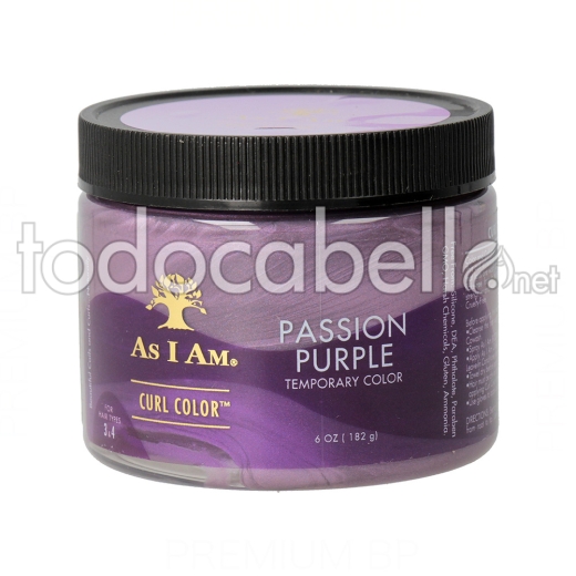 As I Am Curl Color Tinte Color Temporal Passion Purple 182 G