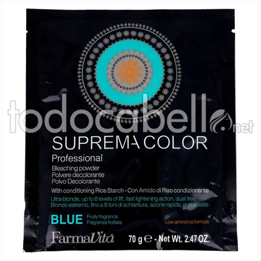 Farmavita Suprema Bleaching Powder/decolorante Azul 70g