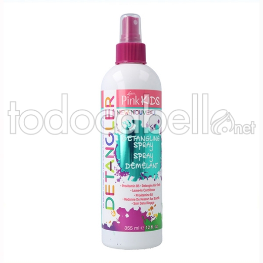 Luster Pink Kids Detangler Spray Leave-in Acondicionador 12oz/355 Ml