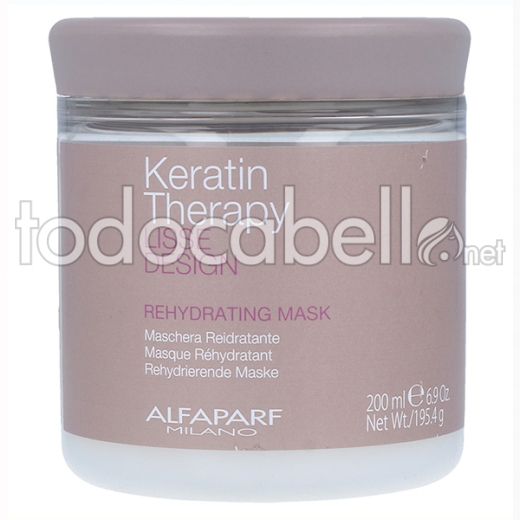 Alfaparf Keratin Lisse Design Therapy Rehyd Mask 200ml
