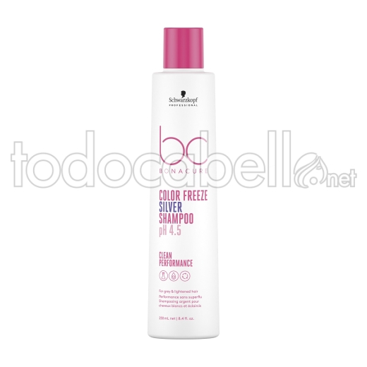 Schwarzkopf Vegan Care BC Color Freeze pH 4.5 Colored Hair SILVER Shampoo 250ml