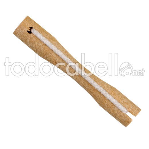 Eurostil Bag 12 pieces Wood Curlers Nº 01 Ref: 01553