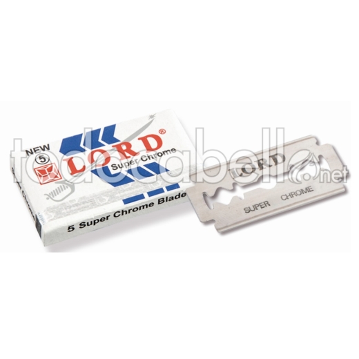 Blister blades Super Chrome Lord 5 sheets ref: L102