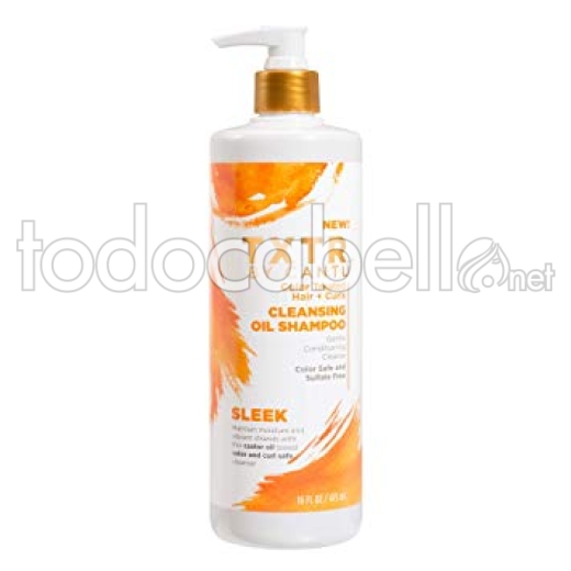Cantu Txtr Sleek Cleansing Oil Shampoo 473ml Colored and Curly Hair