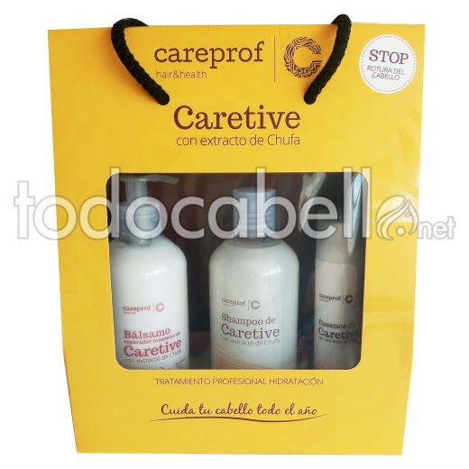 Careprof Pack Caretive Extracto de Chufa Champú+Bálsamo+Essence