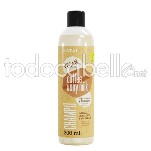 Katai Vegan Therapy Coffe & Soy milk Shampoo for weakened and dull hair 300ml