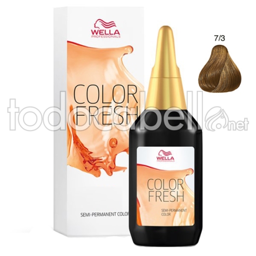 Wella TINT COLOR FRESH Temporary coloration 7/3 Medium Golden blonde 75ml