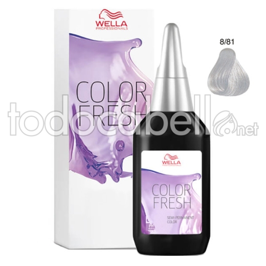 Wella TINT COLOR FRESH Temporary coloration 8/81 Blonde clear Pearl ash 75ml
