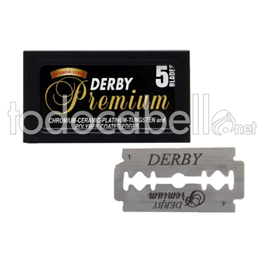 Derby Premium shaving blade replacement  entera (5 unidades)