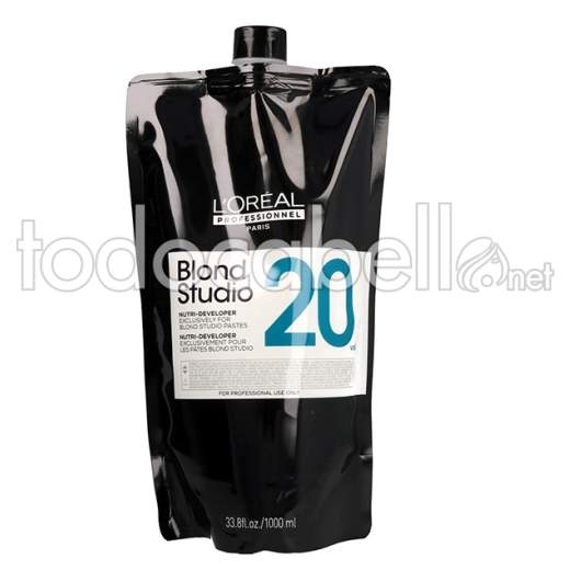 L'Oreal Nutri-developer Blond Studio 20vol.  1L bag.