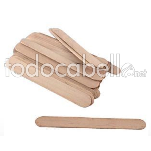Spatula Wax Disposable Wood 15cm 100uds