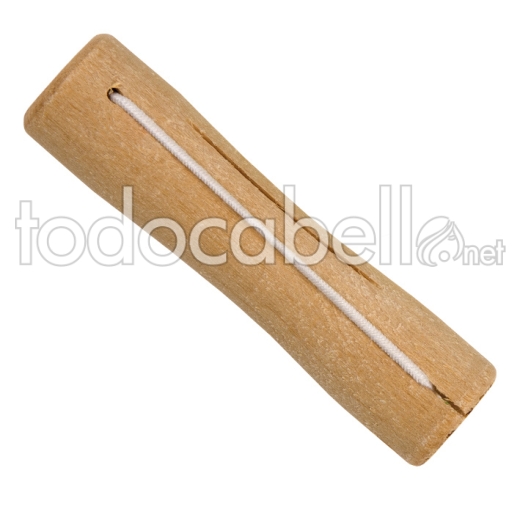 Eurostil Bag 6 pieces Wood Curlers Nº 12 Ref: 01550