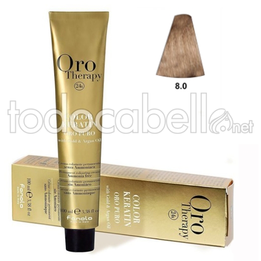 Fanola Tinte Oro Therapy "Without Ammonia" 9.0 very light blond 100ml