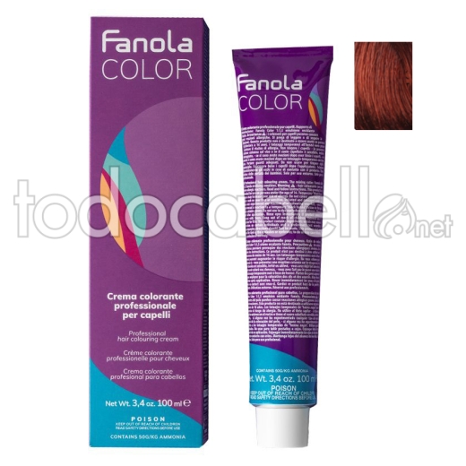 Fanola Dye 6.44 Intense Copper Dark Blonde 100ml