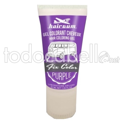 Hairgum Fix Color Purple Hair Color Gel 30ml