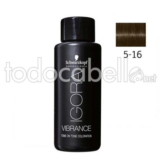 Igora Vibrance Semipermanente Earthy Clay Dye 5-16 Light Brown Chocolate Ash 60ml