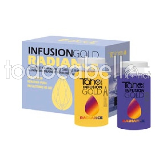 Tahe Infusion Gold Radiance.  Treatment of blond hair and wicks 2x10ml