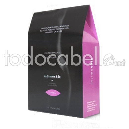 Intimochic Semipermanent coloring Pubic and body hair Fuchsia