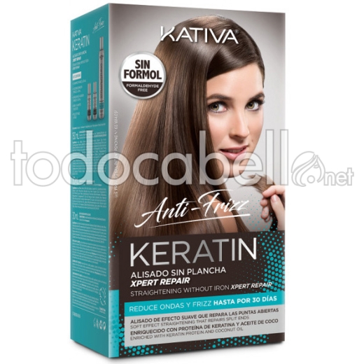 Kativa Keratin tip repair straightening kit