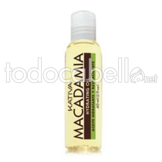 Kativa Macadamia Hydrating Oil.  Hydrating Oil 60ml