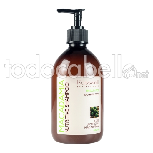 Kosswell Macadamia Nutritive Shampoo Without Sulphates 500ml
