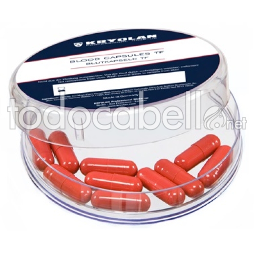 Kryolan Capsules of blood 1ud.  Make-up characterization