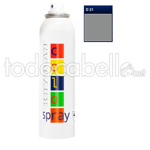 Kryolan Color Spray Fantasy D21 Silver 150ml