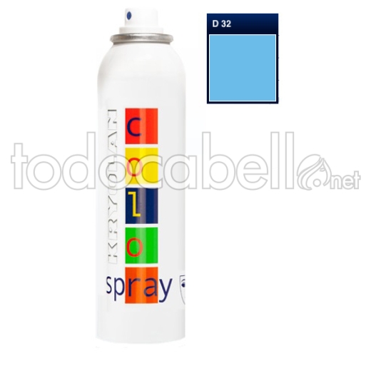 Kryolan Color Spray Fantasy D32 150ml Azurblau