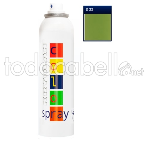 Kryolan Color Spray Fantasy D33 Green 150ml