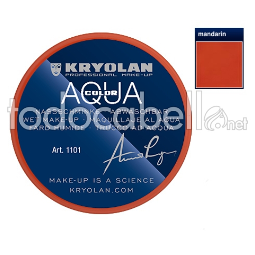 Kryolan Aquacolor Mandarin 8ml Water and body make-up ref: 1101