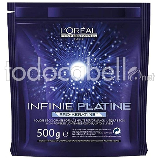L´Oreal Infinie Platine Polvo Decolorante 8 tones 500g