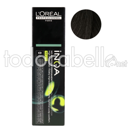 L'Oreal Tint INOA 5,17 Light Brown Cold Ash 60g "WITHOUT AMMONIA"
