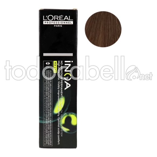L'Oreal Tint INOA 5 Light Brown 60g "WITHOUT AMMONIA"