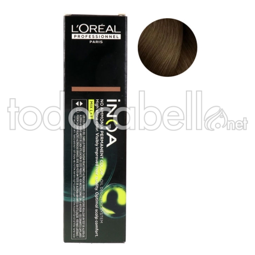 L'Oreal Tint INOA 7.13 Blonde Ash Gold 60g "WITHOUT AMMONIA"