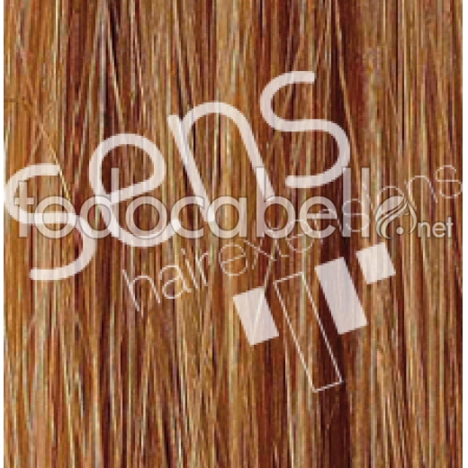 Extensions Hair 100% Natural Sewn with 3 clips nº 15 Honey
